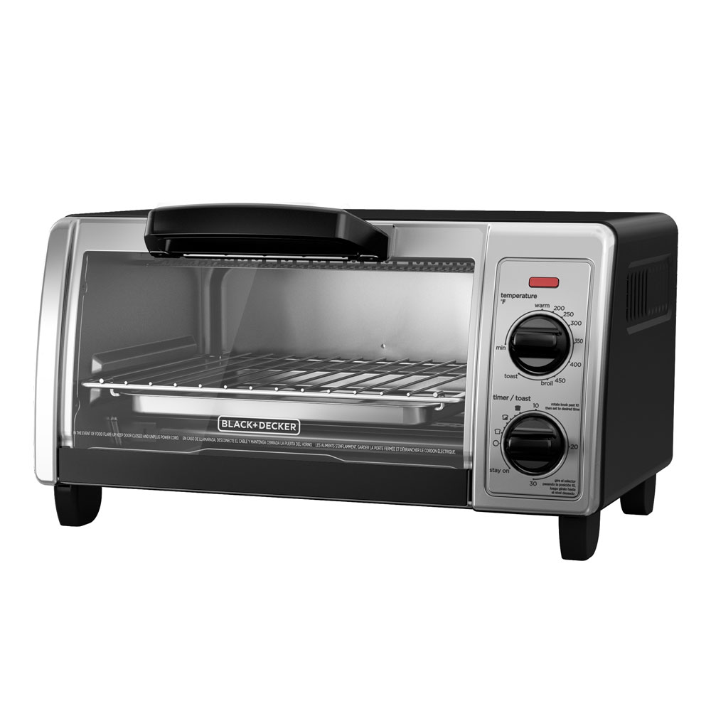 4 Slice Toaster Oven Easy Controls TO1705SB BLACK DECKER